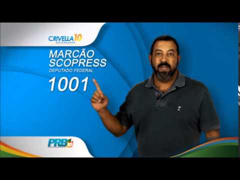 DEPUTADO FEDERAL - PRB/RJ  MARCÃO SCOPRESS 1001