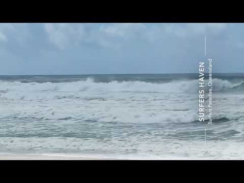 Gold Coast Beach a day before Cyclone Alfred hit…