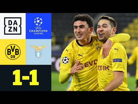 BVB nur unentschieden, aber im Achtelfinale: Dortmund - Lazio Rom 1:1 | UEFA Champions League | DAZN