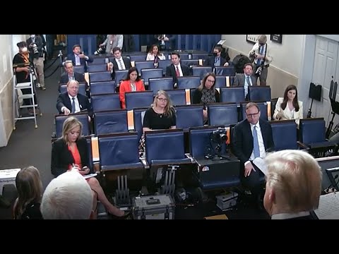 Trump & team on 4/13/2020 held a press briefing & talked to reporters about coronavirus