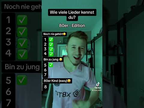 Wie viele Lieder kennst du? 80er - Edition 🥳 #deutsch #80s #musik