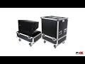 ProX Universal Line Array Dual Speaker Flight Case for RCF HDL10A DAS VANTEC 20A JBL VRX932 - REVIEW