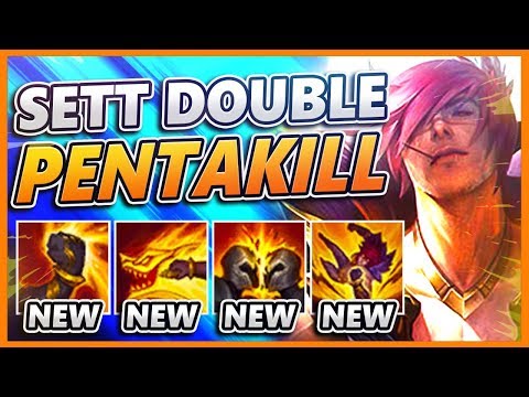 *FIRST SETT PENTAKILL ON YOUTUBE* CRAZY DOUBLE PENTAKILLS (39 KILLS) - BunnyFuFuuGaming