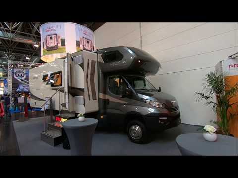 Protec Q 18 Motorhome 2x slide out Iveco Camper Van Q18 Camping car walkaround and interior W0094