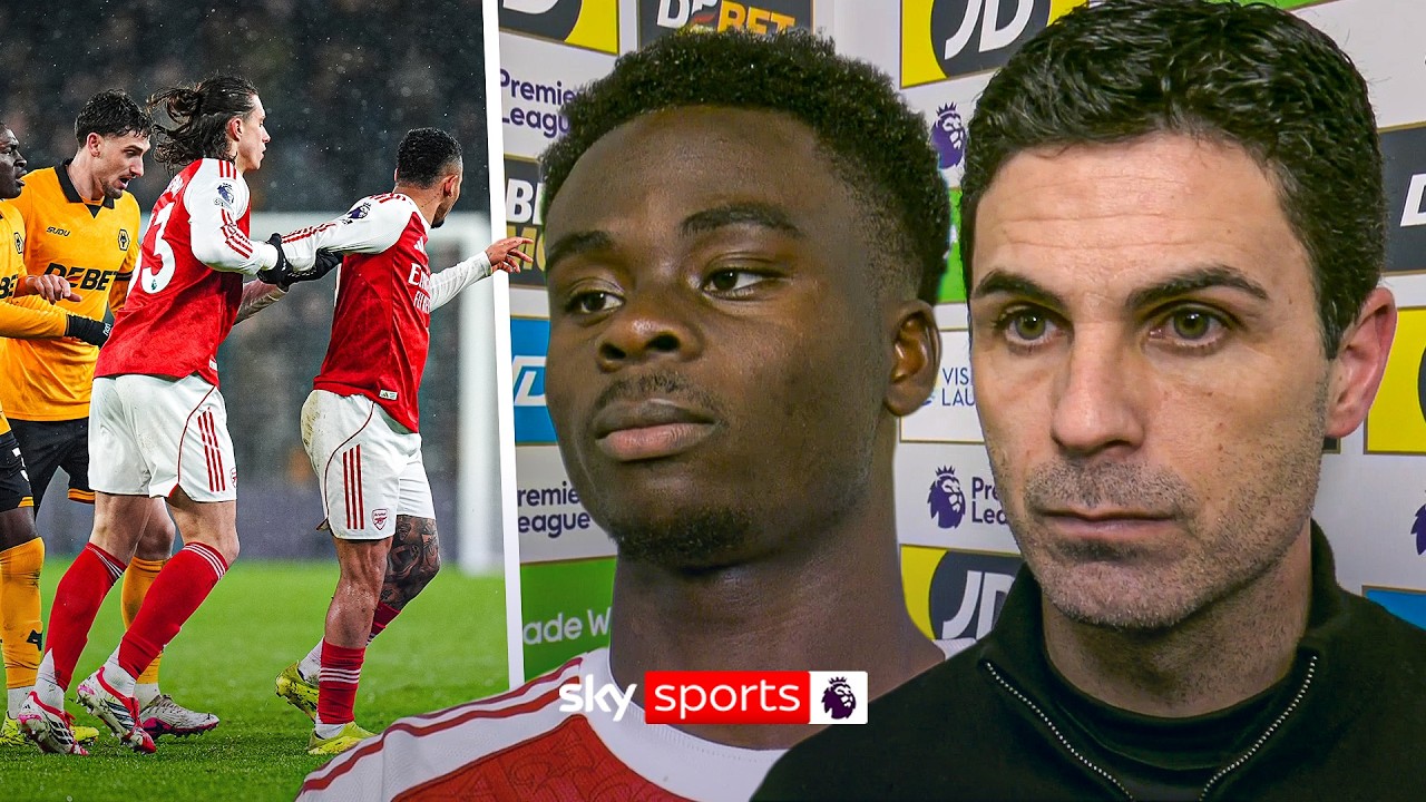 "We deserved it." | Bukayo Saka & Mikel Arteta react to Arsenal dropping more points at Wolves