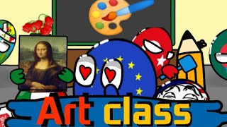 Countryballs school 🏫 ( Art class 🎨🖌️) part 2