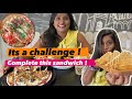 Surat Street Food Cafe Dare To Complete The Sandwich Challenge Suratfood Foodfoodsurat