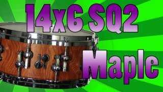 14x6 Sonor SQ2 Maple Medium Snare Drum - Snare Pimp Project Volume 9