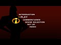 The Incredibles 2004 Australian DVD Menu Walkthrough