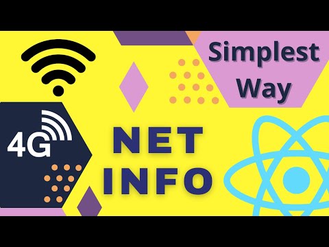 Simplest Way to Get Net Info in React Native | Checking Wi Fi and Mobile Data Connections