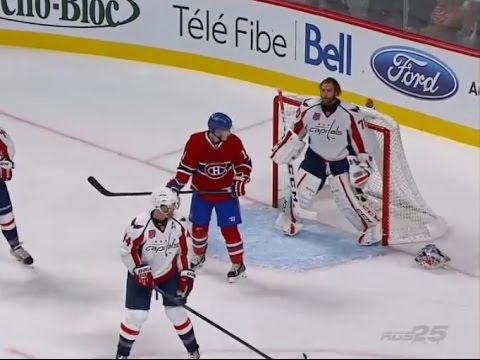 Braden Holtby's Mask Mysteriously Falls Off
