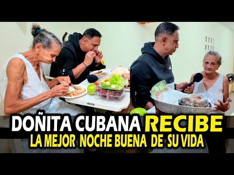 Cuban woman experiences the best Christmas Eve of her life for the first time / What she never sa...