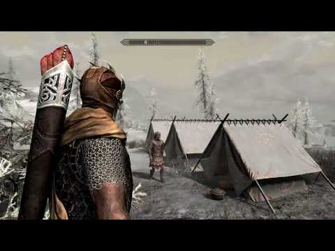 Skyrim Special Edition - Reunification of Skyrim: Pale Imperial Camp: Legate Rikke Battle Plan PS4