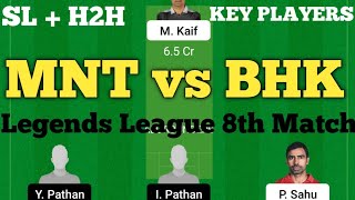 MNT vs BHK Dream11 Prediction | Manipal Tigers vs Bhilwara Kings Dream11 Team | MNT vs BHK Dream11.