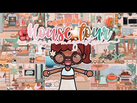 ୭ ˚. 🦜 House tour: Megastar mansion 💓🌟 *with voice 🎙* | Mary plays 🌎 🍉