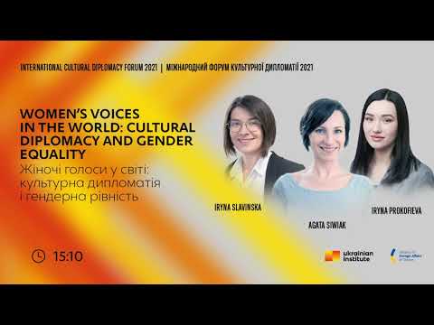 Women's voices in the world: cultural diplomacy and gender equality