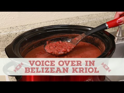Crockpot Belizean Stew Beans Recipe in Kriol