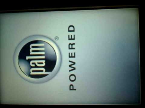 Palm TX freshly reset showing boot time