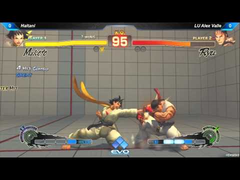 [EVO 2013 SSFIV AE Top 32] Haitani (Makoto) vs LU Alex Valle (Ryu)