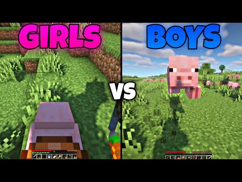Ultimate Minecraft Battle: Boys vs Girls! EPIC Memes!
