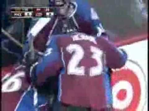 John Michael Liles Goal # 3 12-23-08 Phoenix Coyotes @ Colorado Avalanche