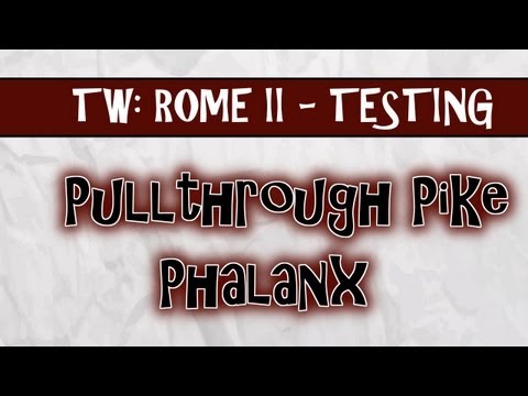 Rome 2 Unit Testing - Pulling through pikes