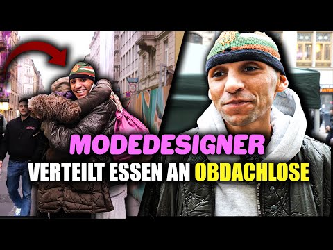 Achraf 6pm & Stimme der Strasse verteilen Essen an Obdachlose