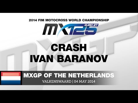 MXGP of the Netherlands 2014 Ivan Baranov Crash - Motocross