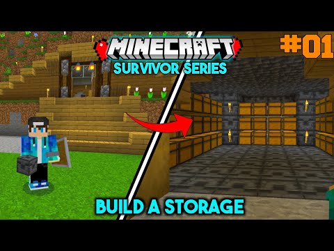 Hoii Rohann - I Build a Storage 🔥 || Minecraft Survival Series || Ep1 || Hoii Rohann