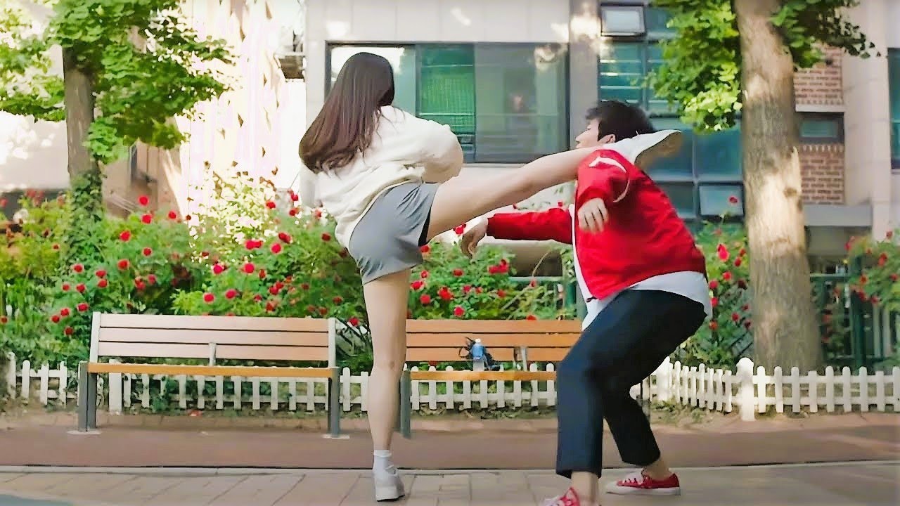 On her first day of school, she BEATS UP all the bullies and falls in love with the WEAKEST student!