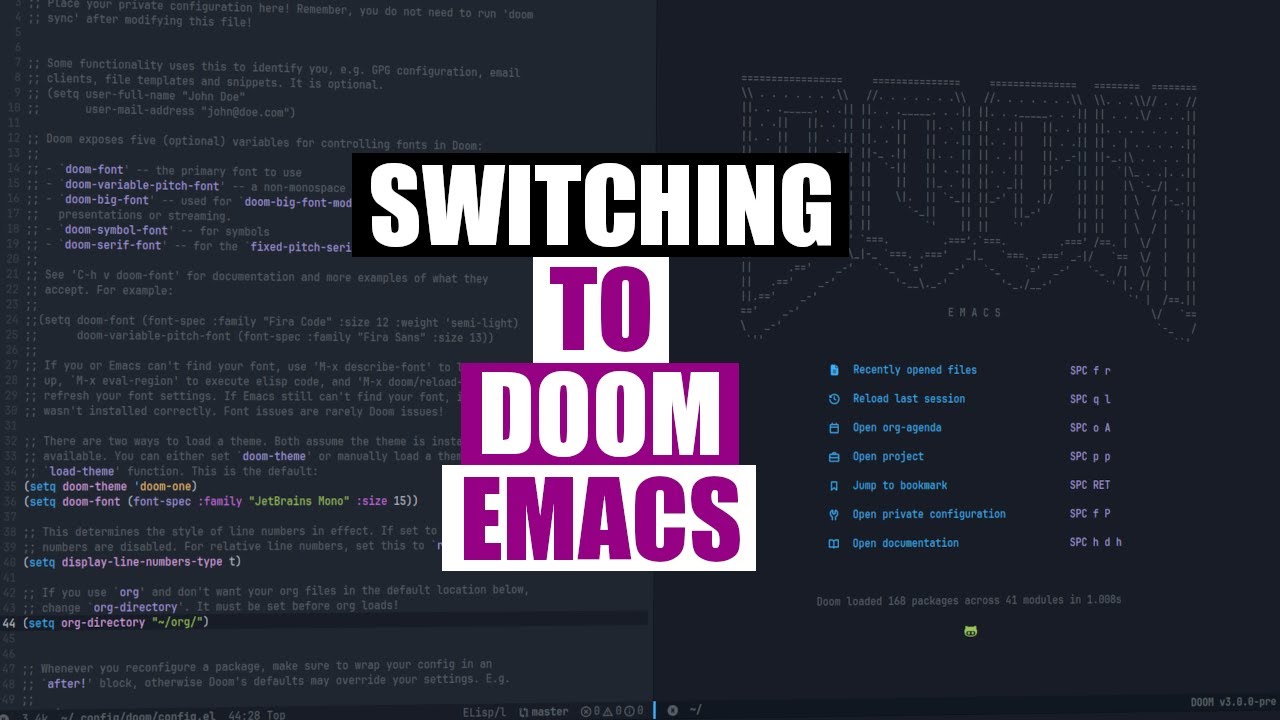 Getting Started With Doom Emacs