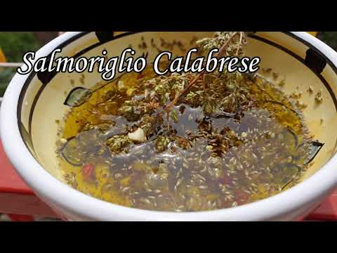 Salsa Salmoriglio Calabrese, adatta per carne e pesce alla griglia. Estate e Inverno. Easy Recipe