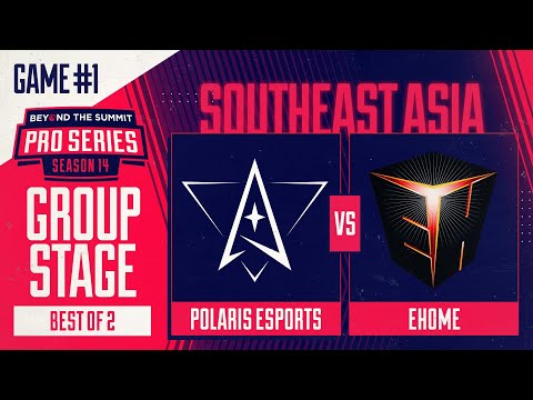 Polaris vs EHOME Game 1 - BTS Pro Series 14 SEA: Groups w/ BluScale & Otomo