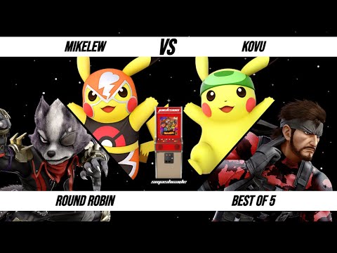 Jackson Smashcade 12 - MikeLew (Pikachu, Wolf) vs. Kovu (Pikachu, Snake) - Round Robin