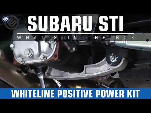 Whiteline Rear Diff Positive Power Kit Inserts -2011 Subaru STI Review/Install/Before-After