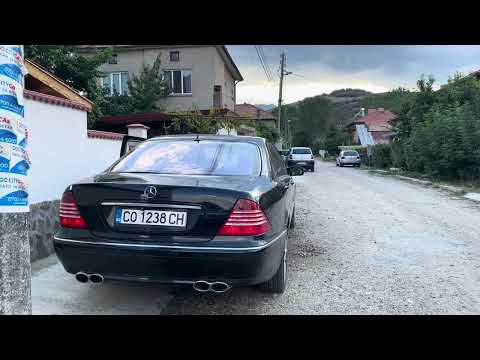 2002 Mercedes S500 W220 - Cold Start (Muffler Delete)