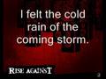 Rise Against-The Good Left Undone (Lyrics)