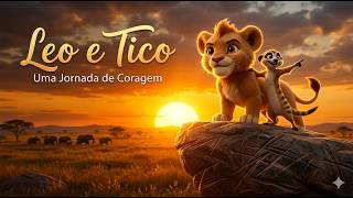 LEO e TICO: Uma amizade maior que o medo | O RUGIDO QUE MUDOU TUDO!🦁✨