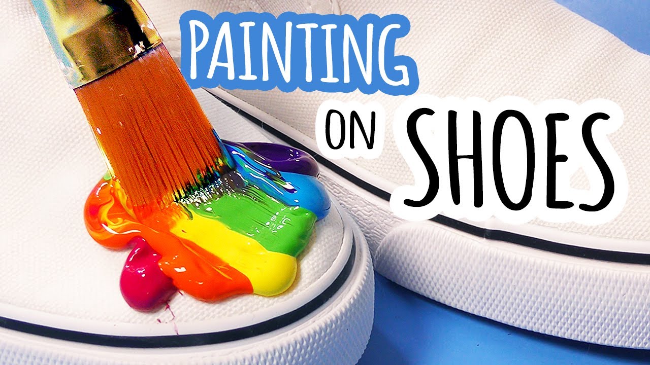 Painting on my shoes cool hack