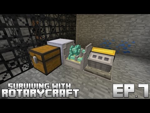 Surviving With RotaryCraft :: Ep.7 - Boring Machine And Gasoline Engine
