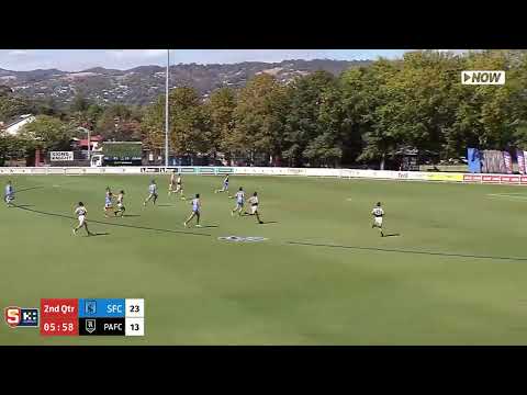 Port's Tom Cochrane goals on run from 50m - Rd 2 Hostplus SANFL Snapshot
