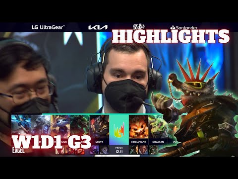 MSF vs XL - Highlights | Week 1 Day 1 S12 LEC Summer 2022 | Misfits vs Excel W1D1