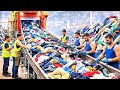 Top 6 INSANE Waste Clothes Pieces Recycling Manufacturing Factory Process Videos How It S Made