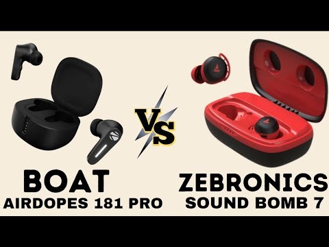 Thumbnail for boAt Airdopes 441 Pro vs Zebronics Sound Bomb 7 🔥 Best Budget TWS in India? Full Comparison 2025!