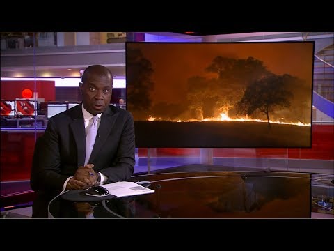 Extreme weather 2018 - Largest fire in state history (California, USA) - BBC News - 7th August 2018