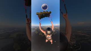 DIY tarp parachute testing #diy #skydiving #hotairballoon