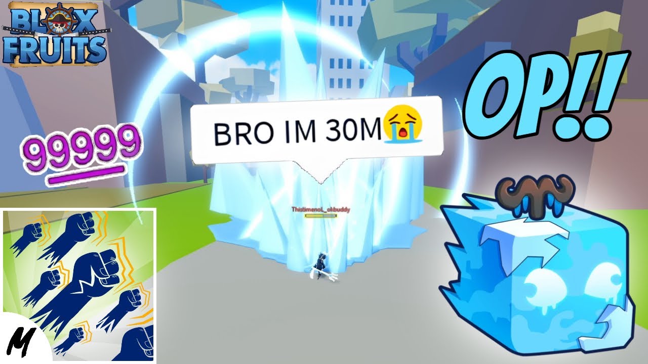 THIS INSANE 30M ICE ONE SHOT COMBO IS OP!!🔥😱 | Blox Fruit |