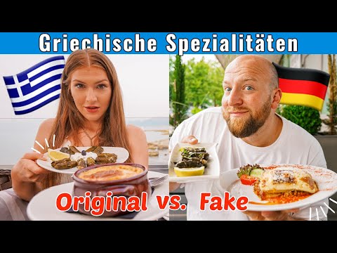 FAKE vs. ORIGINAL 😱🇬🇷 GRIECHISCHE Spezialitäten auf Kreta & Deutschland testen.