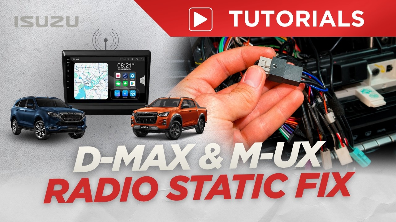 Isuzu D-MAX and M-UX Radio Fix | Antenna Power Plug Setup