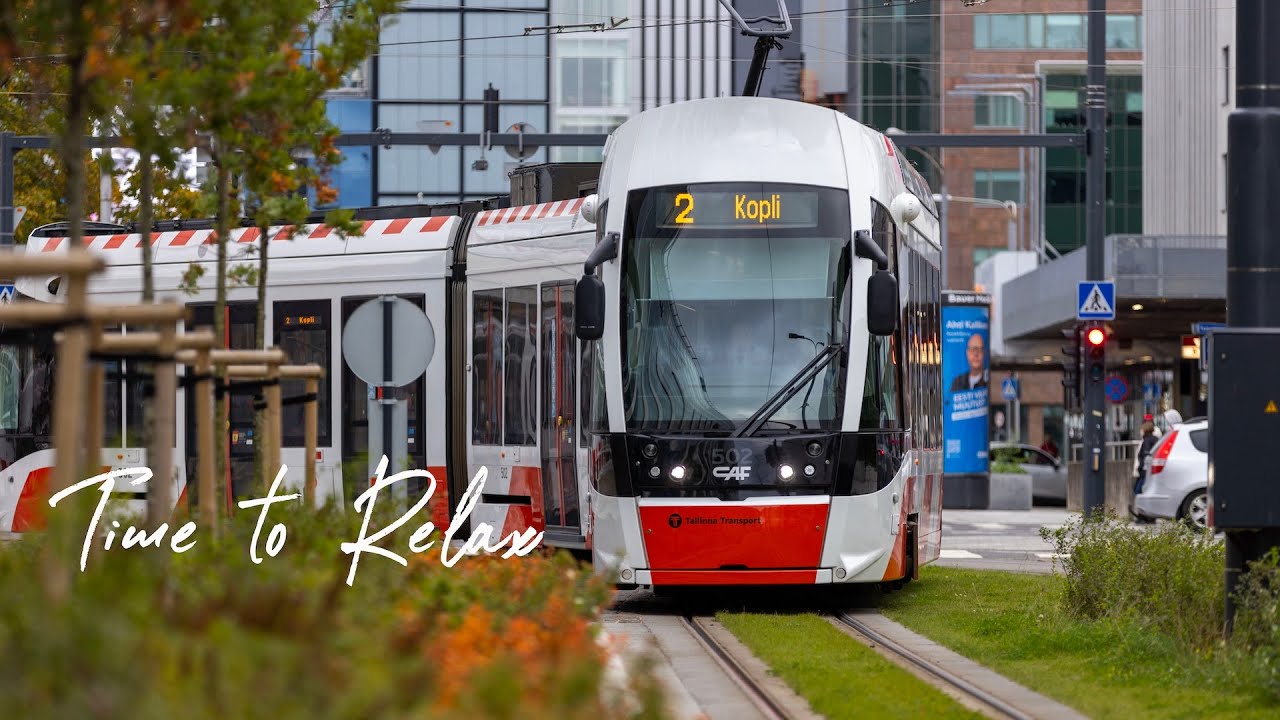 1 Hour Tram Ride in Tallinn — Line 2 Suur-Paala ⇢ Kopli | Phantom Ride